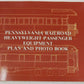 Pennsylvania Railroad Heavyweight Passenger Equipment Plan and Photo Book VG