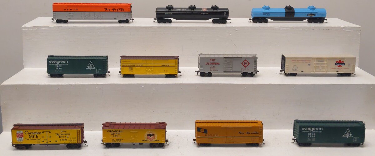 Pemco, Con-Cor & Varney HO Scale Assorted Freight-Boxcar, Reefer, Tank Cars[11] EX