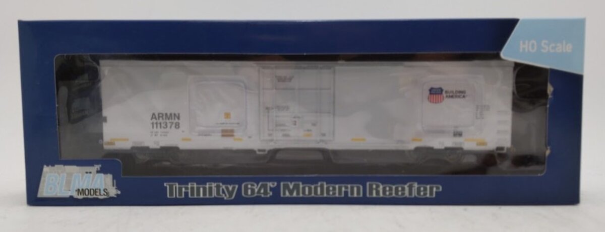 BLMA Models 52018 HO Scale Union Pacific/ARMN Trinity 64' Reefer Car #111378 NIB