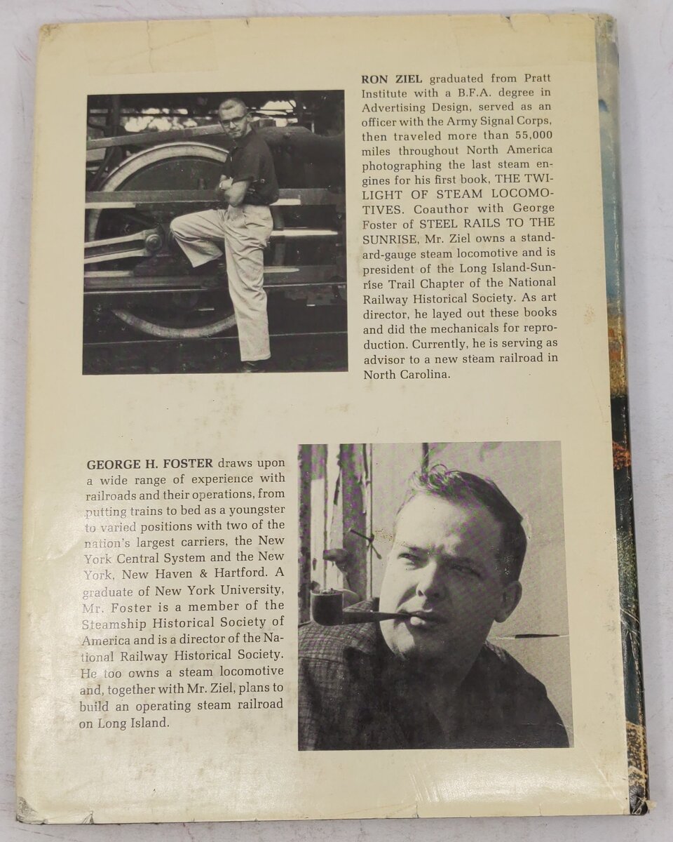 Steam in the Sixties Hardcover Book By Ron Ziel, George H. Foster VG