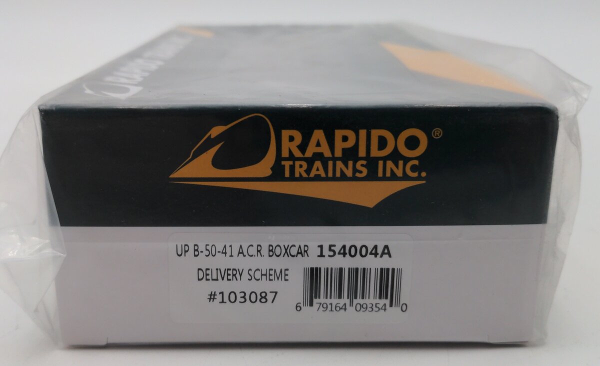 Rapido Trains 154004A HO Union Pacific 40' B-50-41 Boxcar #103087