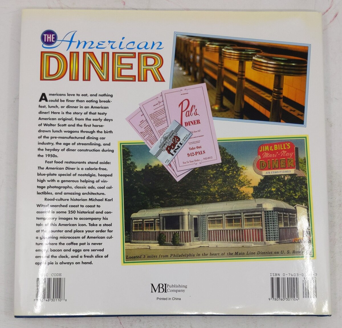 The American Diner Hardcover Book By Michael Karl Witzel EX