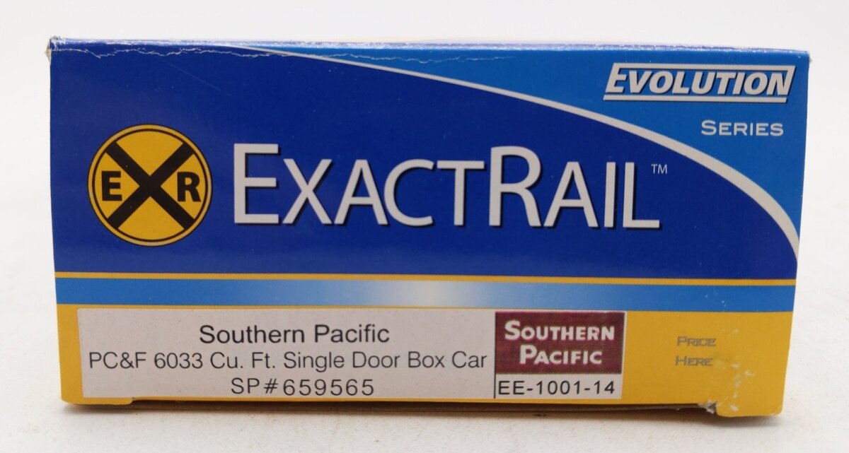 ExactRail EE-1001-14 HO Southern Pacific PC&F 6033 Cu.Ft. Single Door #659565