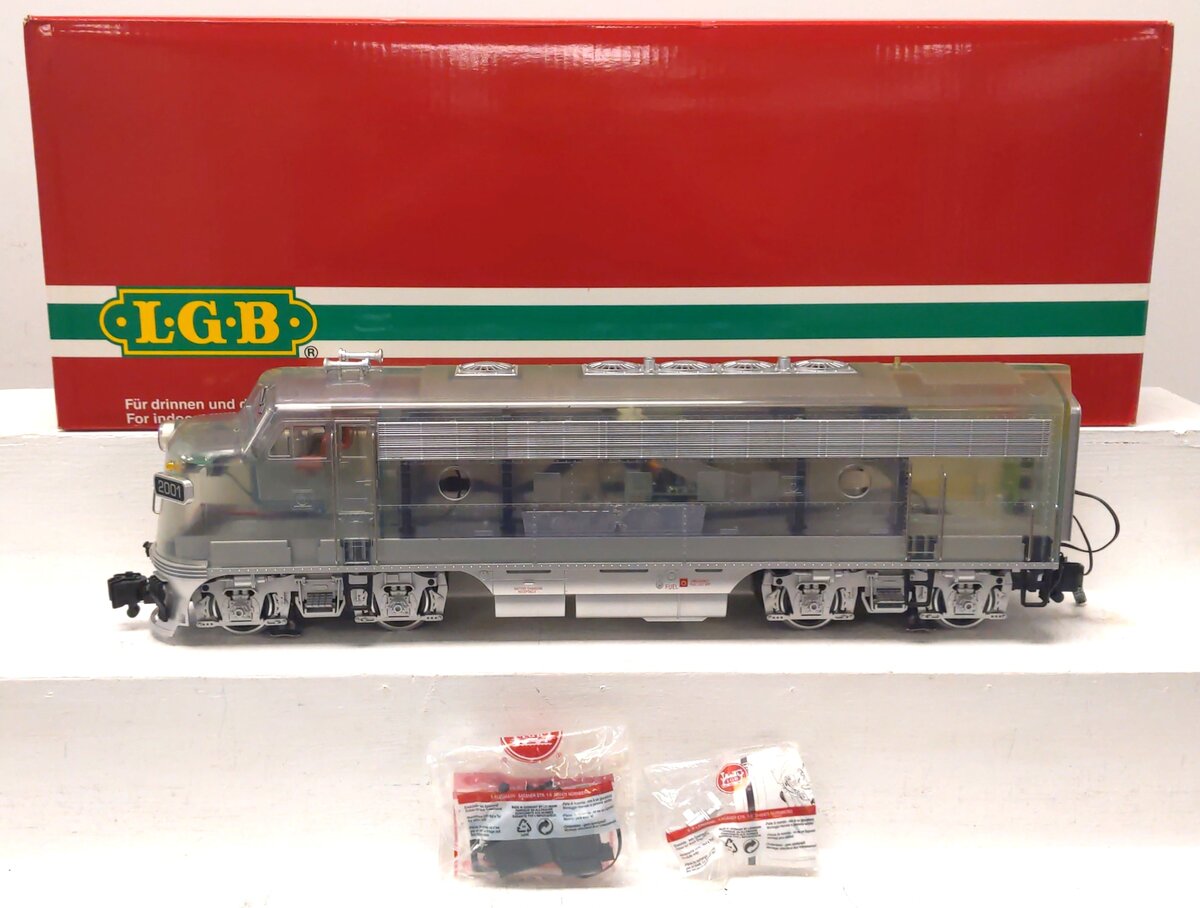 LGB 22578 G Scale See-Thru F7A Diesel Locomotive EX/Box