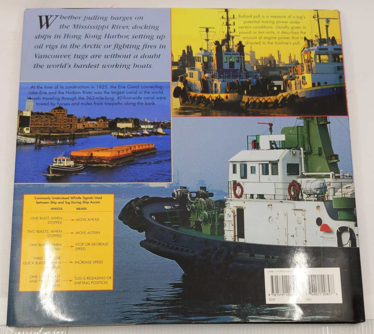Tugs: The World's Hardest Working Boats Hardcover Book By Josh Leventhal VG