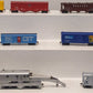 Assorted HO Scale Assorted Freight- Boxcars, Covered Hoppers, Crains, Tank [12] EX