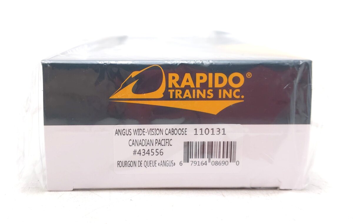 Rapido Trains 110131 HO Canadian Pacific Angus Wide-Vision Caboose #434556