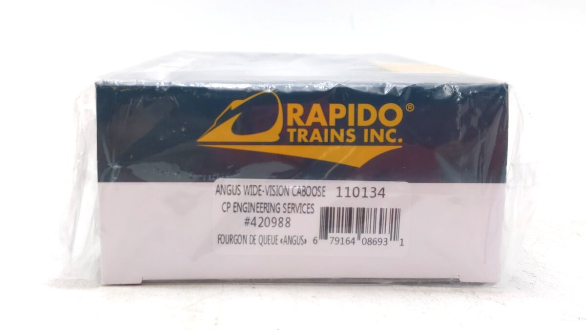 Rapido Trains 110134 HO CP Engineering Angus Wide-Vision Caboose #420988