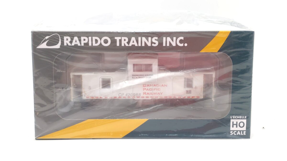 Rapido Trains 110134 HO CP Engineering Angus Wide-Vision Caboose #420988
