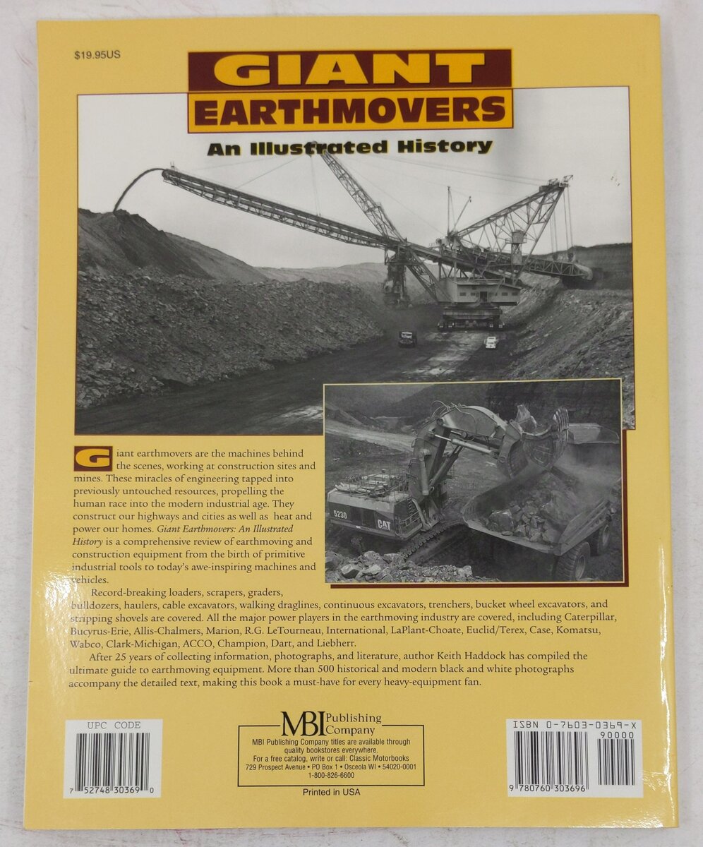 Giant Earthmovers Paperback Book By Keith Haddock EX