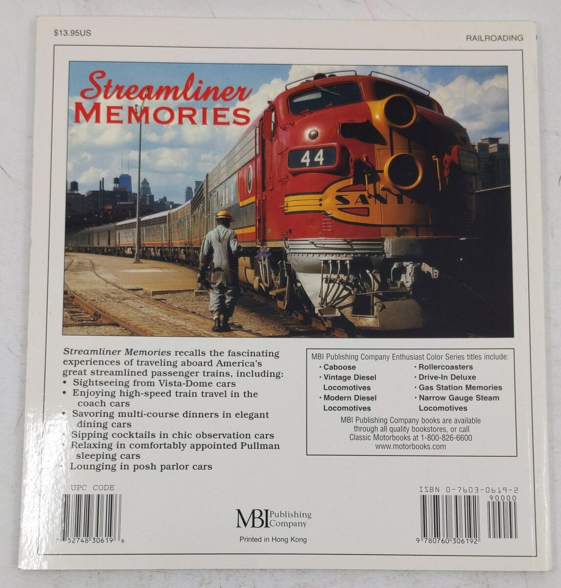 Streamliner Memories Paperback Book By Mike Schafer EX