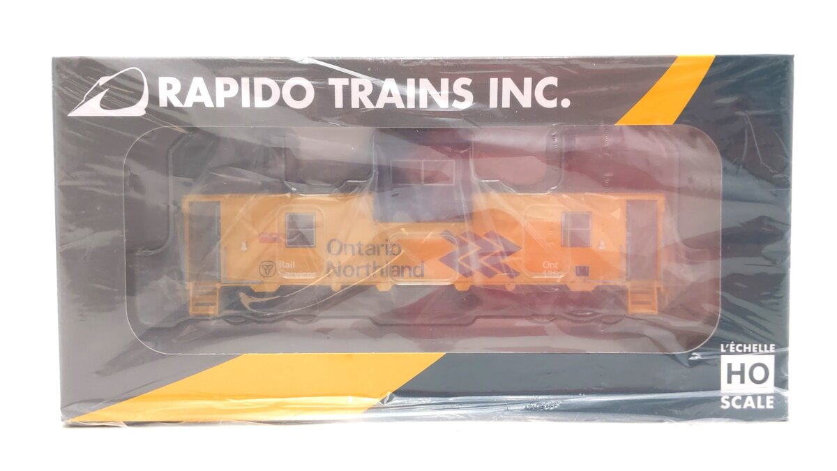 Rapido Trains 110144 HO Ontario Northland Chevron Angus Van #125