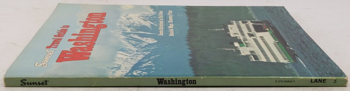 Sunset Travel Guide To Washington Paperback Book VG