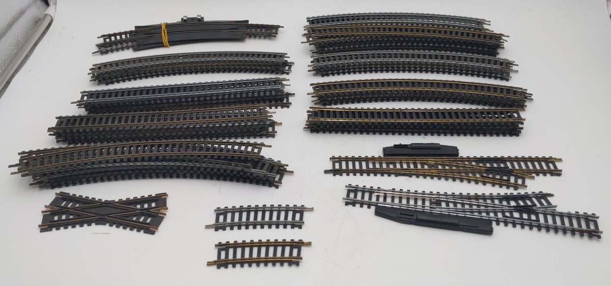Tyco HO Gauge Assorted Various Track Pieces [59] VG