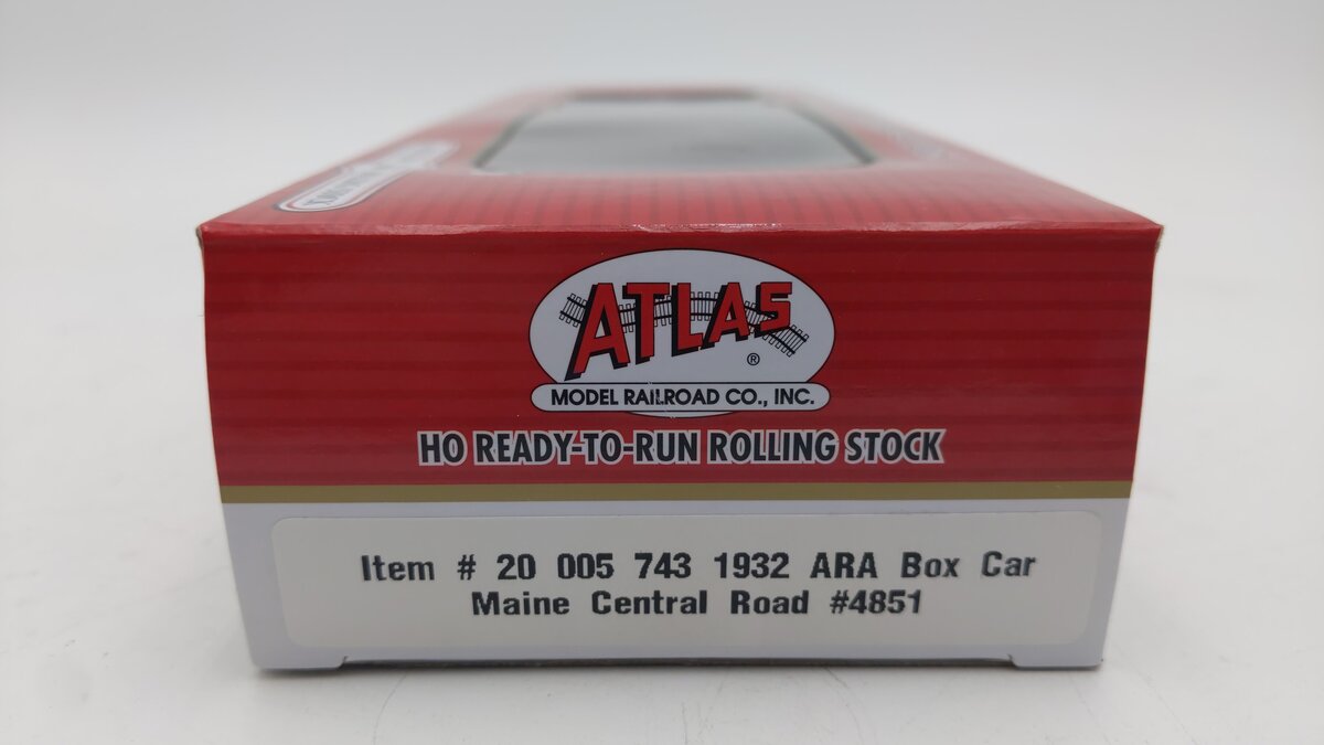 Atlas 20005743 HO Scale Maine Central 1932 ARA Boxcar #4851