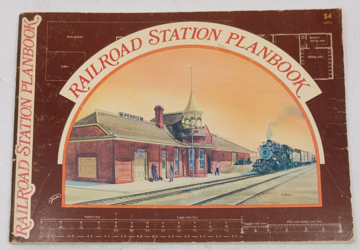 Railroad Station Planbook Paperback VG