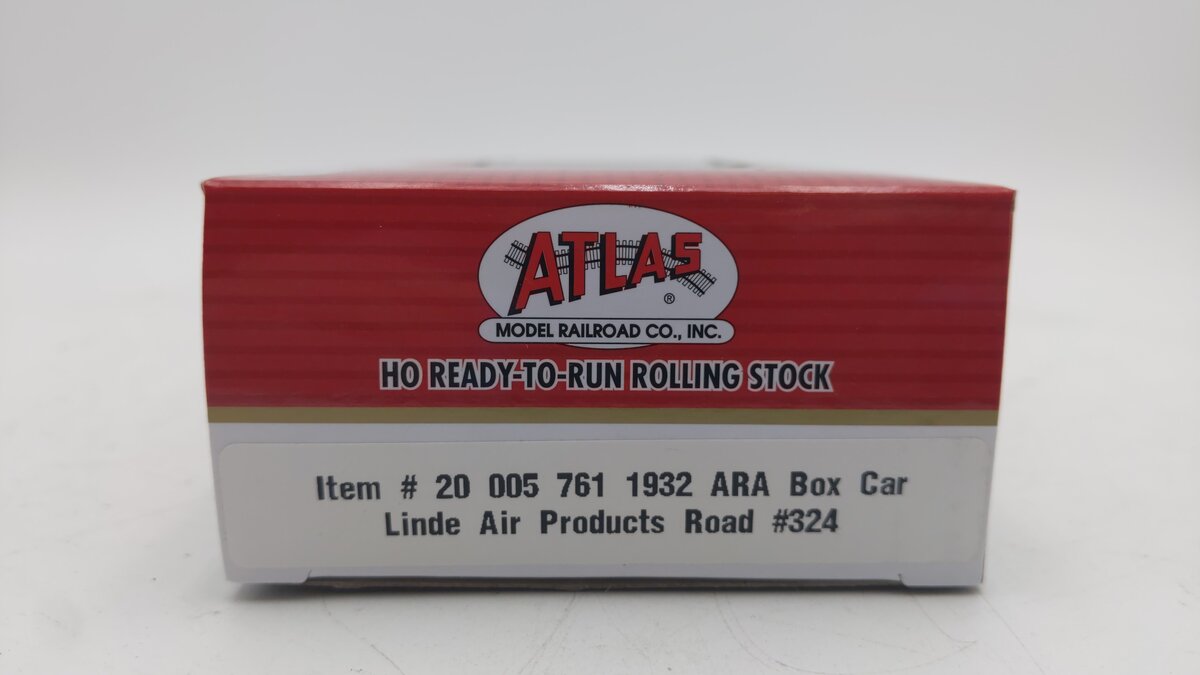 Atlas 20005761 HO Linde Air Products 1932 ARA Boxcar #324