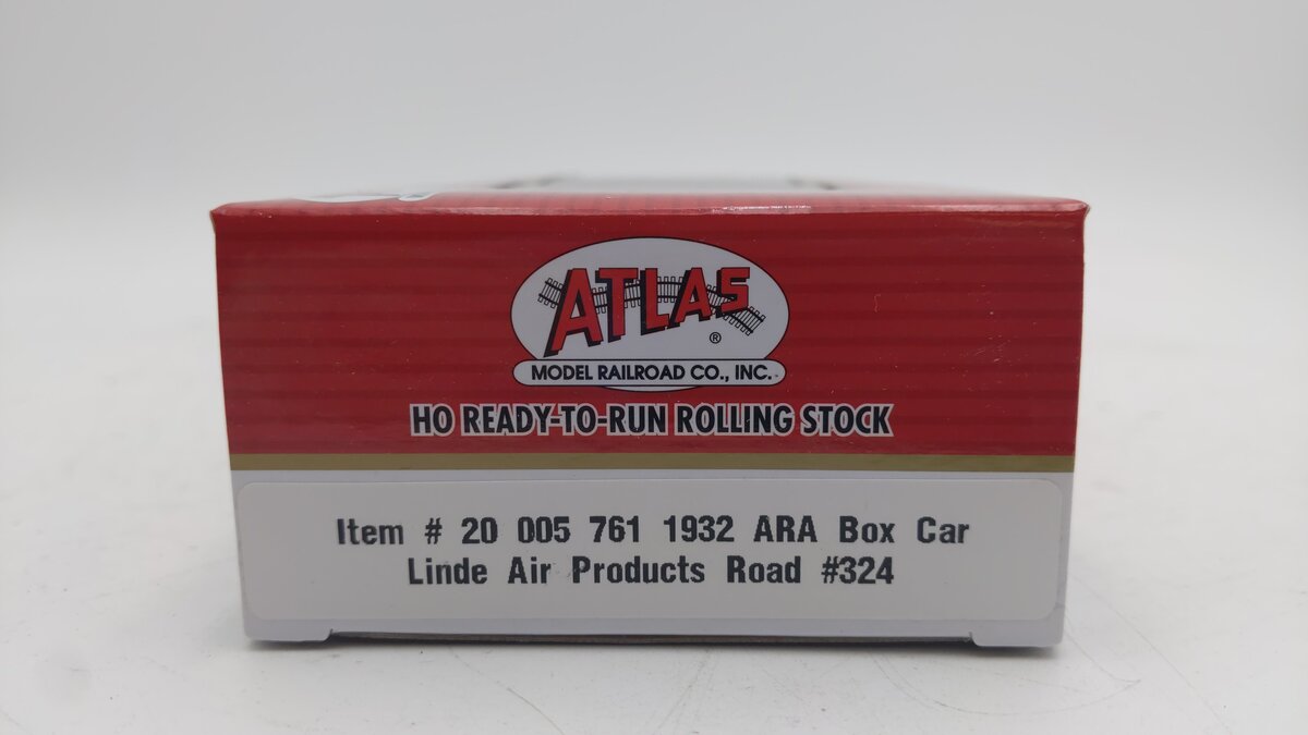 Atlas 20005761 HO Linde Air Products 1932 ARA Boxcar #324