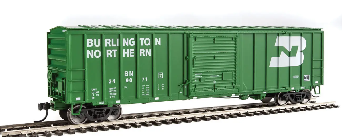 Walthers 910-1804 HO Burlington Northern 50' ACF Exterior Post Boxcar #249071