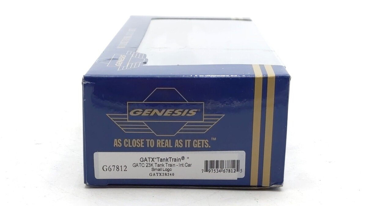 Athearn G67812 HO Scale GATX TankTrain Intermediate Car Late #28240