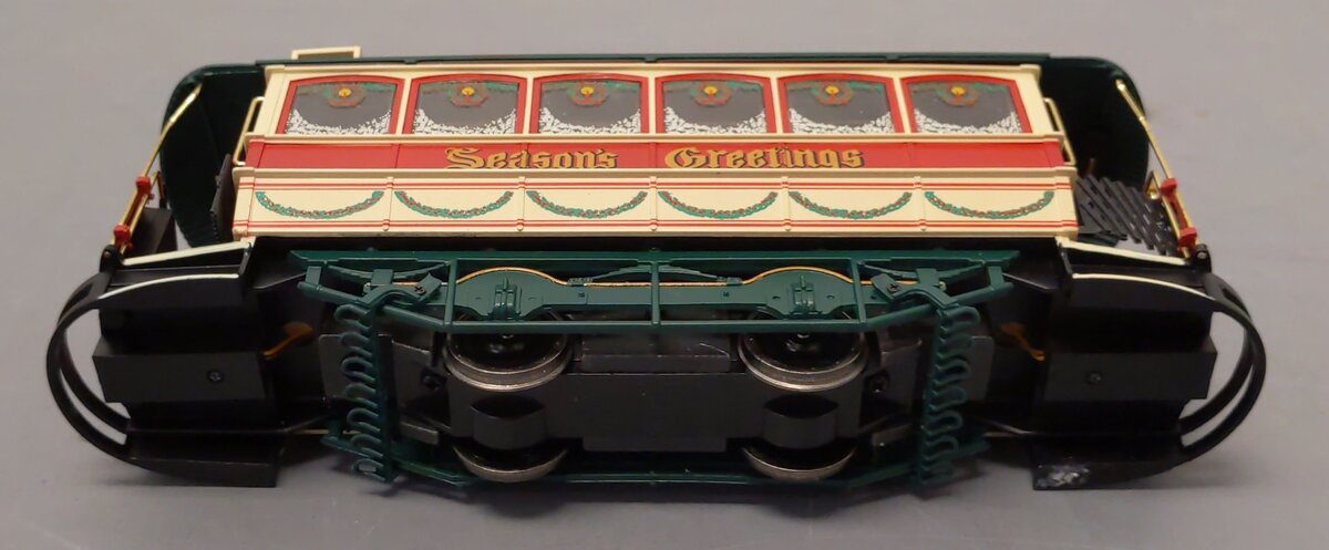 Bachmann 25017 On30 Christmas Village Steetcar Set VG/Box