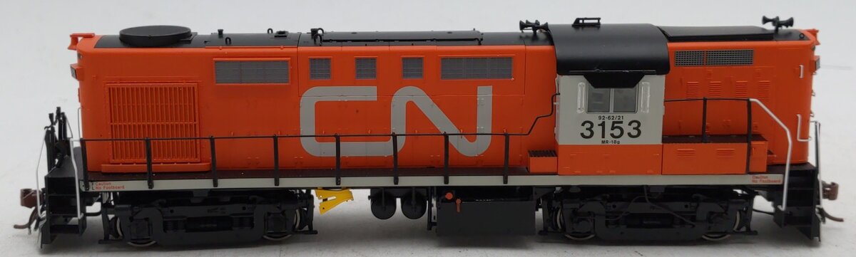 Rapido Trains 32515 HO Canadian National MLW RS-18 Diesel Locomotive #3153 EX/Box
