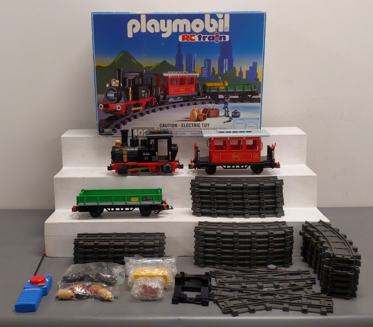 PlayMobil 4021 G Scale PM Remote Control Train Set EX/Box