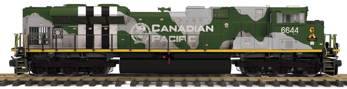 MTH 70-2155-1 G Scale Canadian Pacific SD70ACE Diesel Locomotive #6644 w/ PS.3 LN/Box