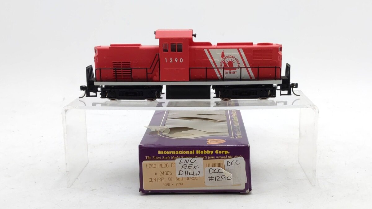 IHC 24005 HO Scale Central of New Jersey ALCO Century 415 Diesel Locomotive DCC EX/Box