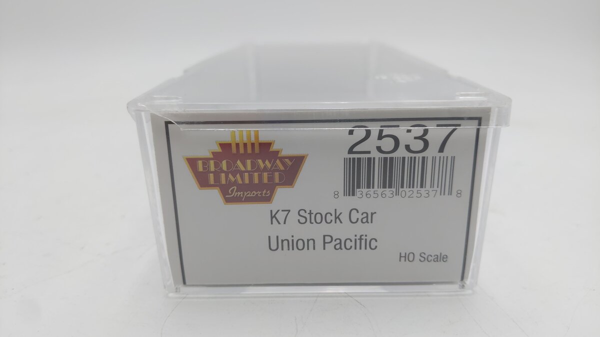 Broadway Limited 2537 HO Union Pacific PRR K7 Stock Car No Sound