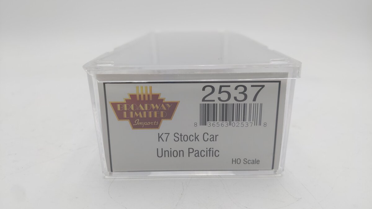 Broadway Limited 2537 HO Union Pacific PRR K7 Stock Car No Sound