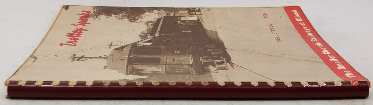 Trolley Sparks Bulletin.99 1955 Spiral Bound Book By B.J. Misek VG