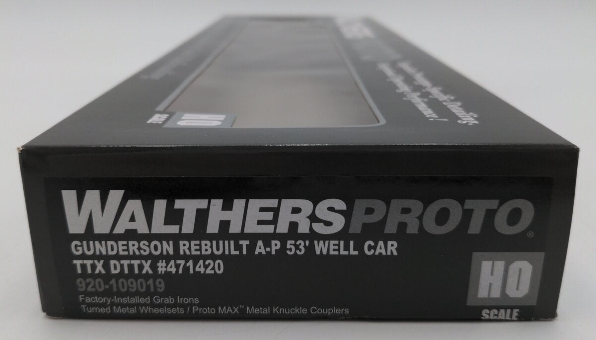 Walthers 920-109019 HO TTX Gunderson Rebuilt 53' Well Car #471420