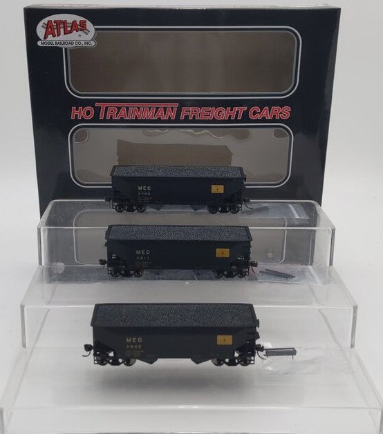 Atlas 20005907 HO Maine Central 2-Bay Offset Hopper (Set of 3)