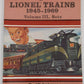Greenberg's Guide to Lionel Trains, 1945-1969, Vol. 3, Sets Paperback Book VG