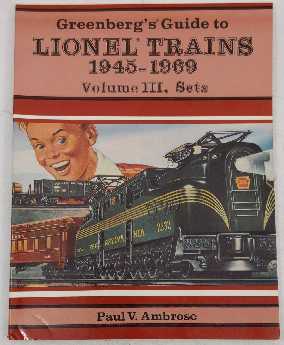 Greenberg's Guide to Lionel Trains, 1945-1969, Vol. 3, Sets Paperback Book VG