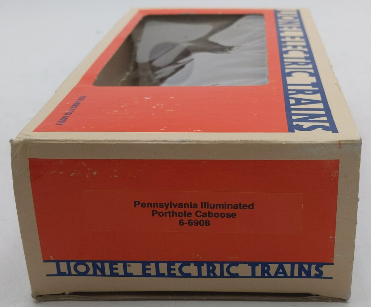 Lionel 6-6908 O Gauge Pennsylvania Illuminated Porthole Caboose/Box