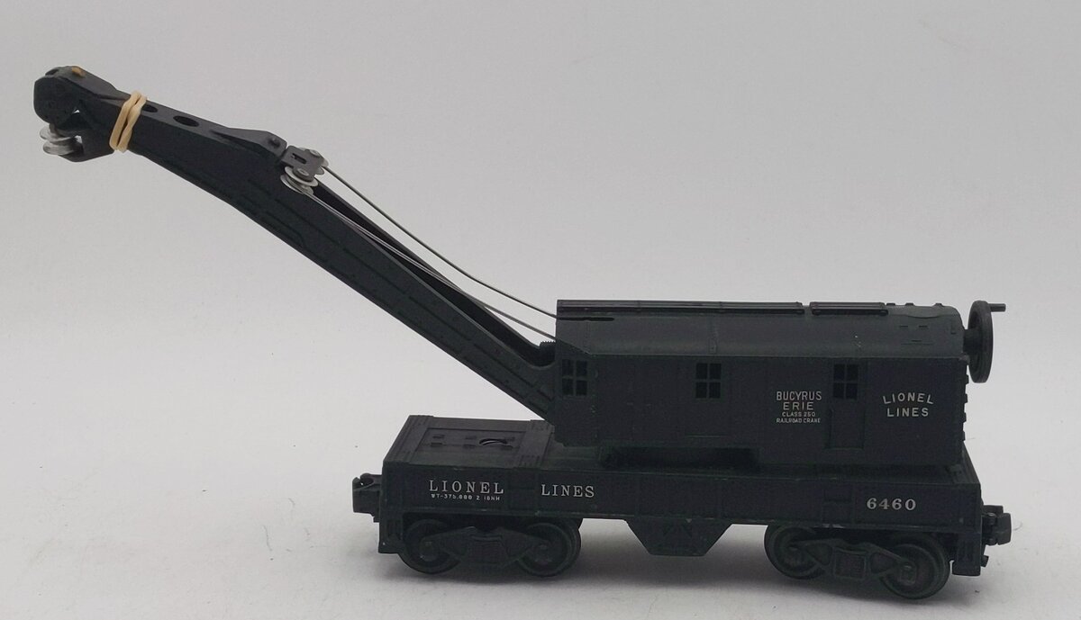 Lionel 6460 Vintage O Bucyrus Erie Crane Car VG
