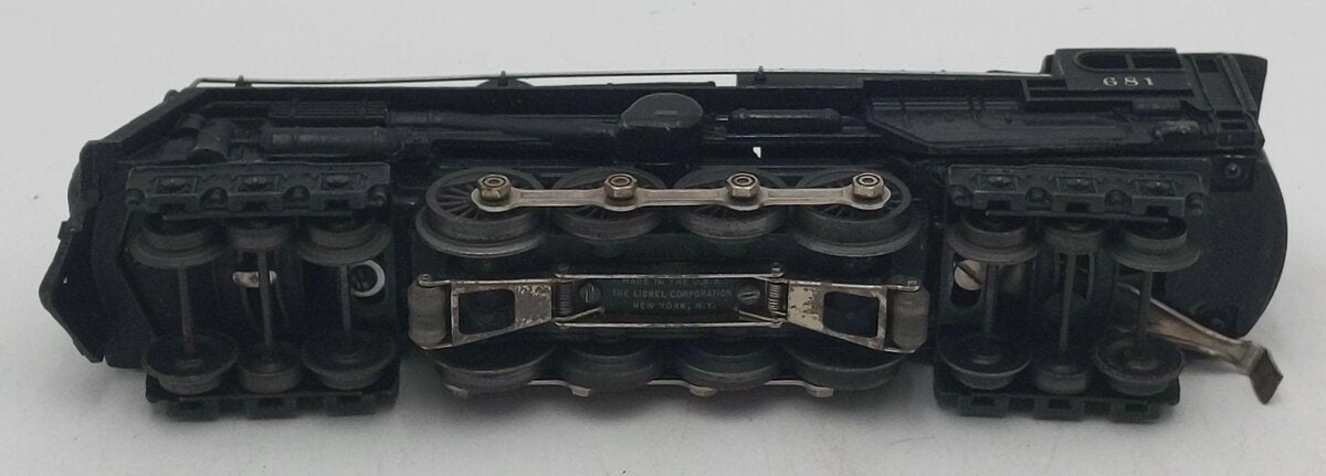 Lionel 681 Vintage O 6-8-6 Die-Cast S2 Steam Turbine Locomotive VG