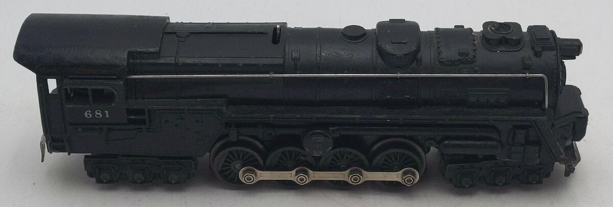 Lionel 681 Vintage O 6-8-6 Die-Cast S2 Steam Turbine Locomotive VG
