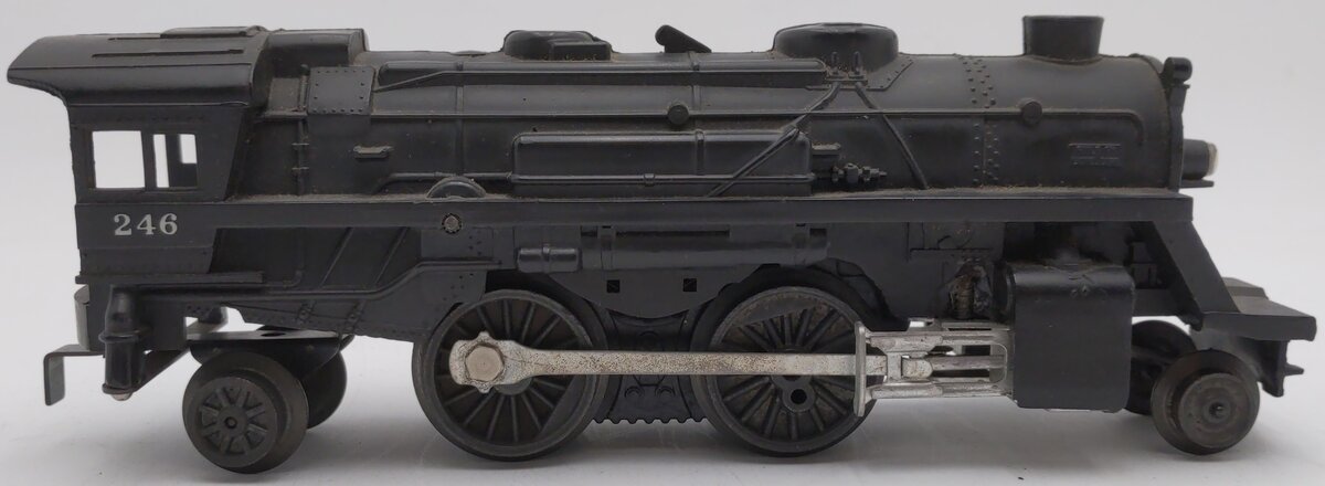 Lionel 246 Vintage O 2-4-2 Plastic Scout Steam Locomotive VG