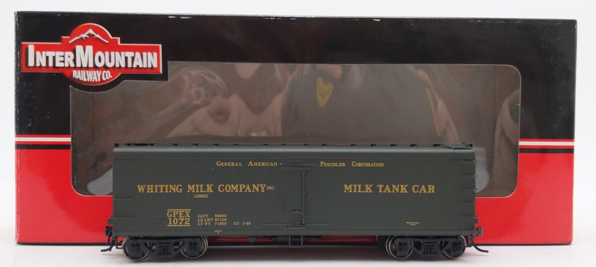 InterMountain 48206-06 HO Scale Whiting Milk Car #1072 LN/Box