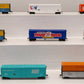 Bachmann HO Scale Assorted Freight- Boxcars, Covered Hoppers, & Tank Cars [10] EX