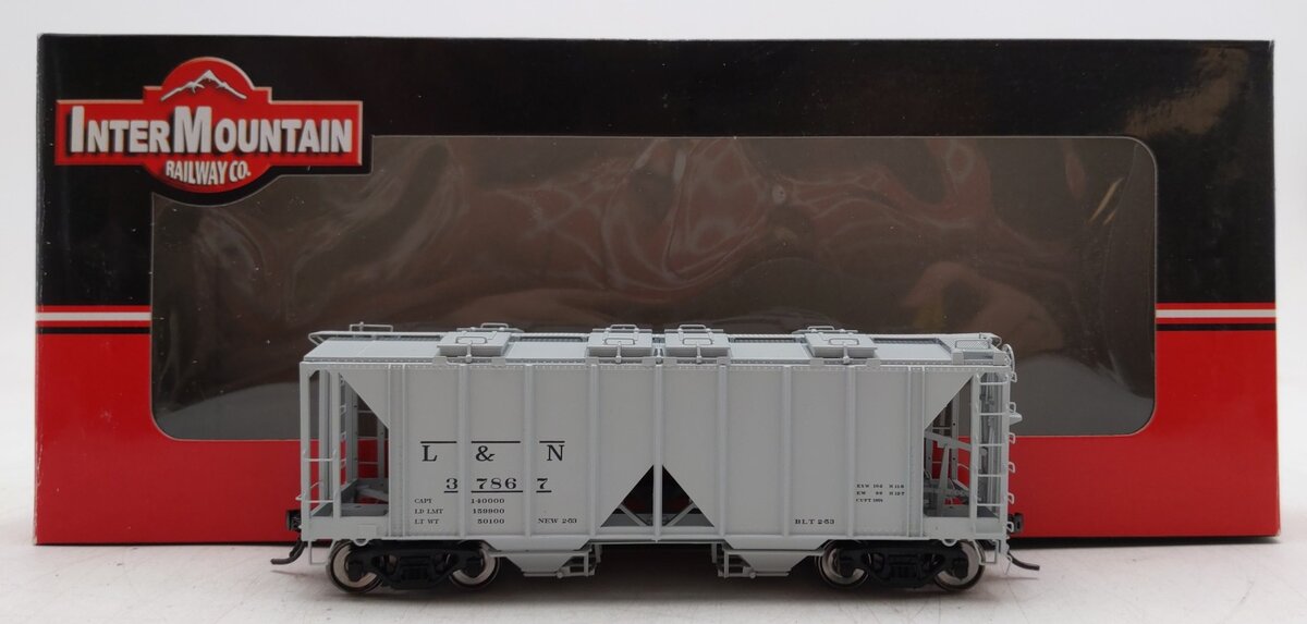 InterMountain 48614-01 HO Scale L&N 1958 CuFt Hopper Car #37867 LN/Box