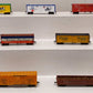 Mantua HO Scale Assorted Freight-Boxcars, Reefer, Gondola, & Flatcar [11] EX