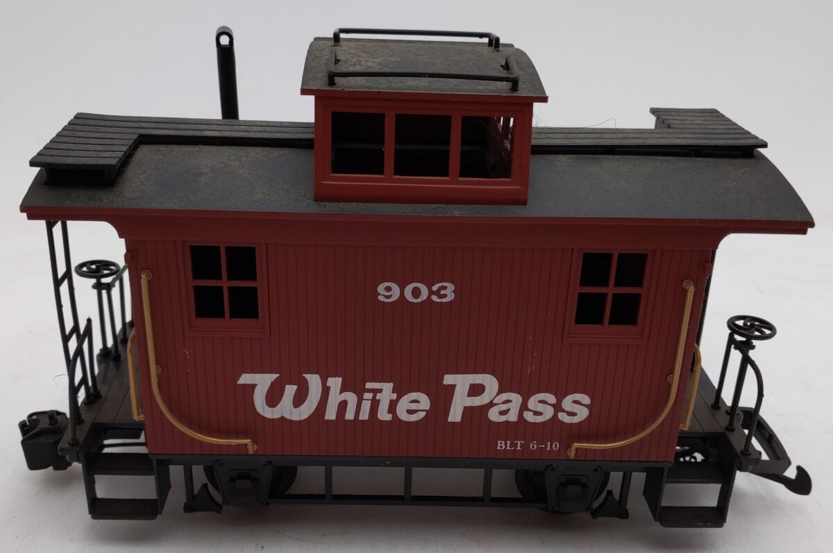 Bachmann 93119 G Scale White Pass & Yukon 4-Wheel Caboose #903 EX/Box