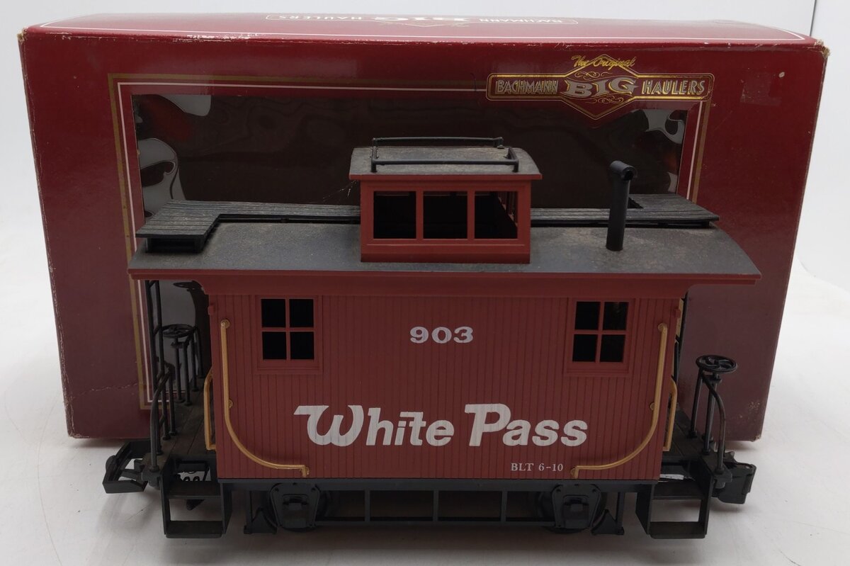 Bachmann 93119 G Scale White Pass & Yukon 4-Wheel Caboose #903 EX/Box