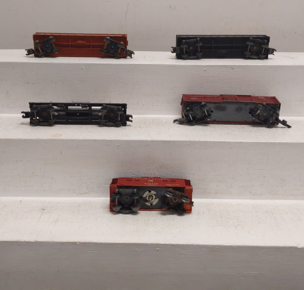 American Flyer Vintage S Postwar Freight Cars #629, 641, 920, 24325 & Custom [5]