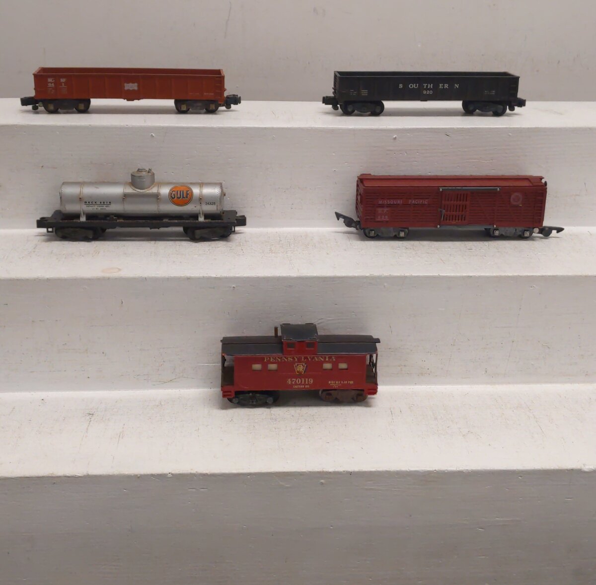 American Flyer Vintage S Postwar Freight Cars #629, 641, 920, 24325 & Custom [5]