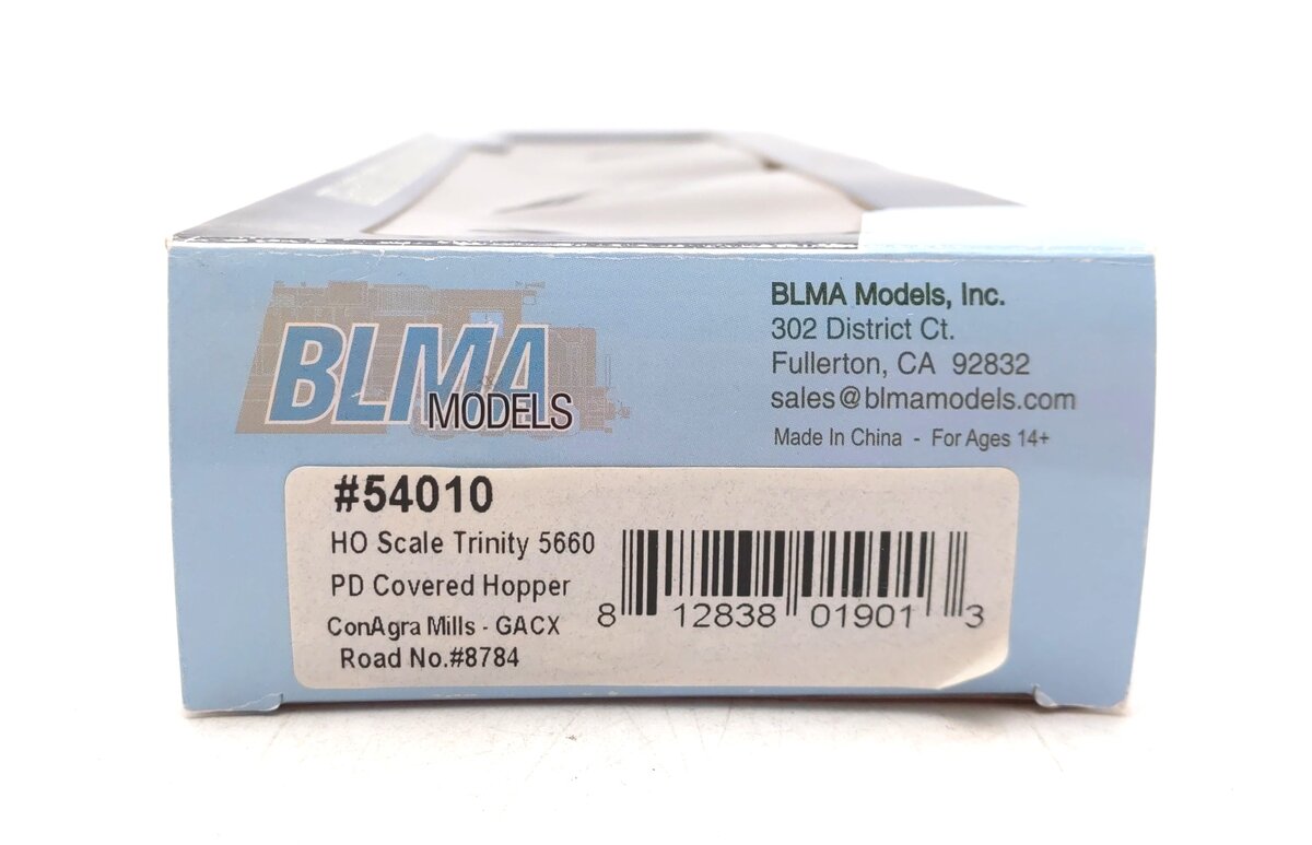 BLMA Models 54010 HO ConAgra Mills 5660 Covered Hopper #8784